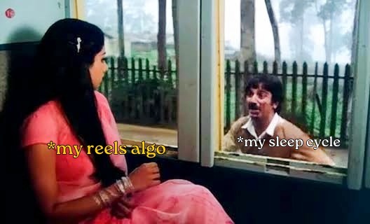 A Moondram Pirai scene labelled my reels algo and my sleep cycle.